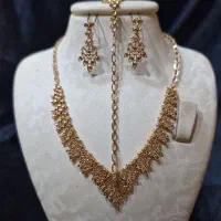 نیم ست تمام تراش طلا