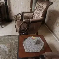 مبلمان 7 نفره و 8 صندلی غذاخوری|مبلمان خانگی و میز عسلی|چمستان, |دیوار