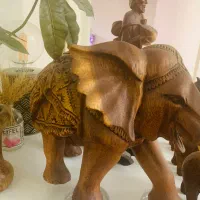 فیل چوبی|مجسمه، تندیس، ماکت|تهران, پاسداران|دیوار