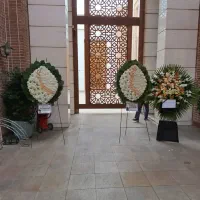 تاج گل مصنوعی خیریه ترحیم250