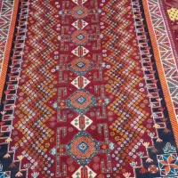 قالی ترکی نو  بدون پا خورده گی|فرش|شیراز, قلات|دیوار