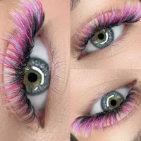 آموزش  اکستنشن مژه ۱۲۰۰ کاشت ناخن  ابرو کراتین مو