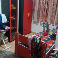 کمد و تخت نوجوان همراه تشک|تخت و سرویس خواب|تهران, مرزداران|دیوار