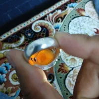انگشتر عقیق یمن پرتقالی|جواهرات|مشهد, شهید آوینی|دیوار