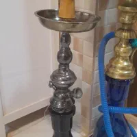 دو عدد قلیان فلزی