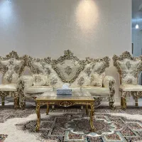 مبل ۹ نفره سطلنتی +میز نهارخوری ۶ نفره
