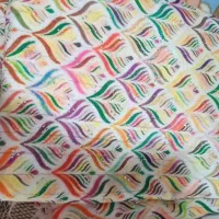 پارچه کتان نخ نگینی