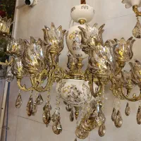 تولیدی لوستر برنجی (برنز)