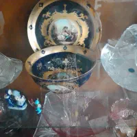 انواع ظروف کریستال اصل  و سرویس چینی