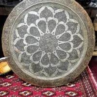 سینی دست ساز مجمعی - دوره صفویه - عتیقه موزه ای
