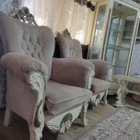 مبل ۷نفره با ویترین و جلو مبلی