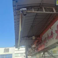 ۱عدد سایبان فلزی بازیر ساخت محکم بفروش میرسد