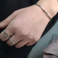 دستبند نقره تمام دستساز