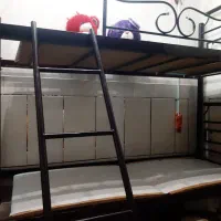 تخت خواب دوطبقه فرفوژه|تخت و سرویس خواب|خمینی‌شهر, |دیوار