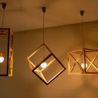 لوستر های چوبی کلاسیک و ساده|لوستر و چراغ آویز|ارومیه, |دیوار