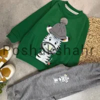 بلوز شلوار طرح گورخر خفن|کفش و لباس بچه|شهرکرد, |دیوار