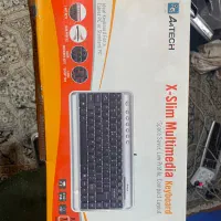 مانیتور و کیبورد مینی فورتک کاملا نو و سالم