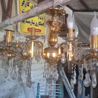 فروش 3 دستگاه لوستر 5 شاخه جنس اصلی|لوستر و چراغ آویز|رشت, حومه رشت|دیوار