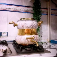 کتری طرح سنگی شیردار