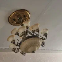 ۳ عدد لوستر ودوعدد دیوار کوب