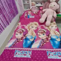 فروش یک جفت تخت یک و نیم نفره با تشک