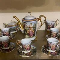 سروبس قهوه خوری طلا کوب اصل ژاپن