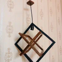 لوستر چوبی|لوستر و چراغ آویز|کرمان, |دیوار