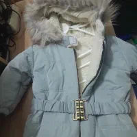 کاپشن سرهمی نوزاد سایز 3 طوسی کاملا نو|کفش و لباس بچه|هادی شهر, |دیوار