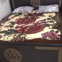 تخت خواب دونفره بزرگ همراه تشک رویال