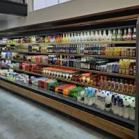 یخچال ایستاده پرده هوا (روباز)