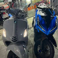 نقاشی و سرامیک موتورسیکلت های اسکوتری و دنده ای