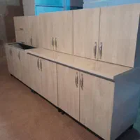 کابینت آشپزخانه تمام‌سفیدبراق (کد ۱۲۰)