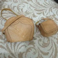 سه عدد کیف چرم طبیعی نو|کیف، کفش، کمربند|هشتگرد, هشتگرد قدیم|دیوار