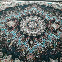 دو تخته فرش سرمه ای ۱۲ متری