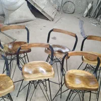 صندلی کف چوب گردو صندلی کانتری روستیک صندلی اُپن|صندلی و نیمکت|تهران, شهرک ولیعصر جنوبی|دیوار