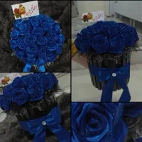 دسته گل و باکس گل روبانی|گل مصنوعی|قدس, شهر‌قدس|دیوار