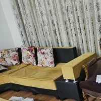 مبل ال ۶ نفره خردلی|مبلمان خانگی و میز عسلی|تهران, توحید|دیوار