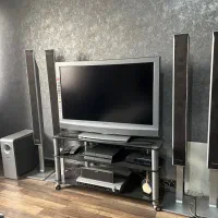 ست کامل تلویزیون و سینما خانگی کاملاً سالم