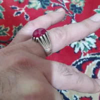 انگشتر نقره یاقوت .|جواهرات|قزوین, |دیوار