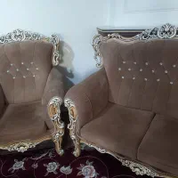 مبل ۷ نفره تمیز وسالم بدون زدگی|مبلمان خانگی و میز عسلی|تهران, گمرک|دیوار