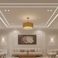 کناف/سقف کاذب/اجرای کناف/لاین نور