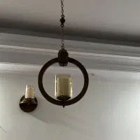 لوستر چوبی|لوستر و چراغ آویز|تهران, ارم|دیوار