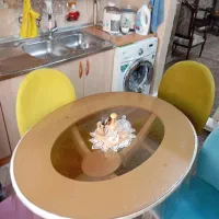 میز و صندلی ناهار خوری۴نفره با شیشه در حد نوو|میز و صندلی غذاخوری|تهران, جیحون|دیوار