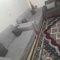مبل هفت نفر با سه عدد جلومبلی|مبلمان خانگی و میز عسلی|تهران, والفجر (افسریه)|دیوار