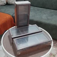 تی باکس چوبی سه خانه