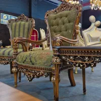 مبل تمام چوب مدل خاطره زرین چوب|مبلمان خانگی و میز عسلی|اردبیل, |دیوار