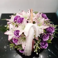 دسته گل عروس و سبدگل