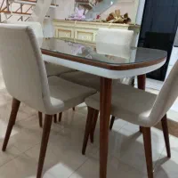 میز ناهارخوری ۴ نفره چوبی|میز و صندلی غذاخوری|گنبد کاووس, |دیوار