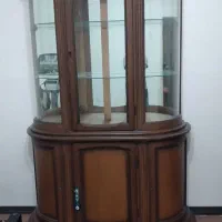 بوفه سه درب سالم ، چوب عالی در مبارکه|بوفه، ویترین، کنسول|اصفهان, بهارستان|دیوار