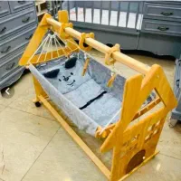 سرویس کالسکه مارک بیبی بست عالی و نرم و گهواره نو